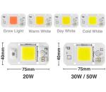 Warm White Plants COB Power LED 20W 50W High Lumen for grow light