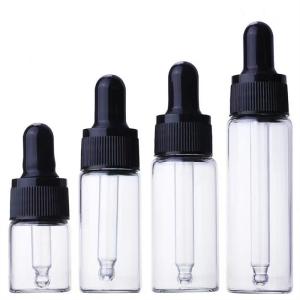 Quality Round Frosted 20/410 Empty Dropper Bottles Custom Amber Pump wholesale