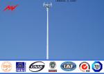 Steel 95 ft Mono Pole Tower Mobile Cell Phone Tower Tapered Flanged Steel Poles