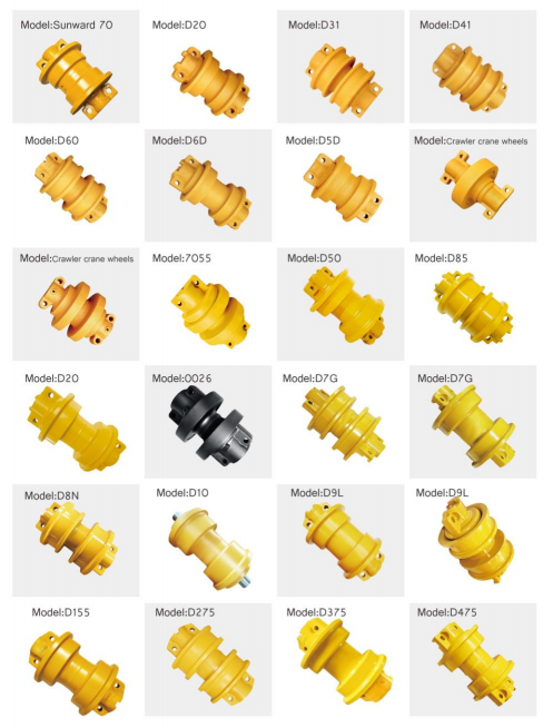 PC56 PC40 PC100 PC200 VIV40 SK60-8 MS30 excavator track roller for excavator spare parts