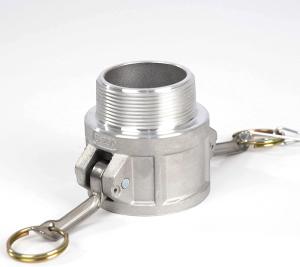 Quality Stainless Steel 301/304/316 Cam Groove Hose Fitting 2&quot; Part B for Secure Connection wholesale