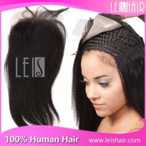 Quality cheap price unprocessed virgin brazilian straight lace closure wholesale