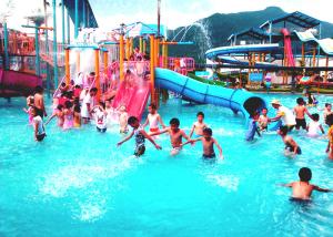 Quality Fiberglass Kids Water House Playground Inside Water Parks With Pump wholesale