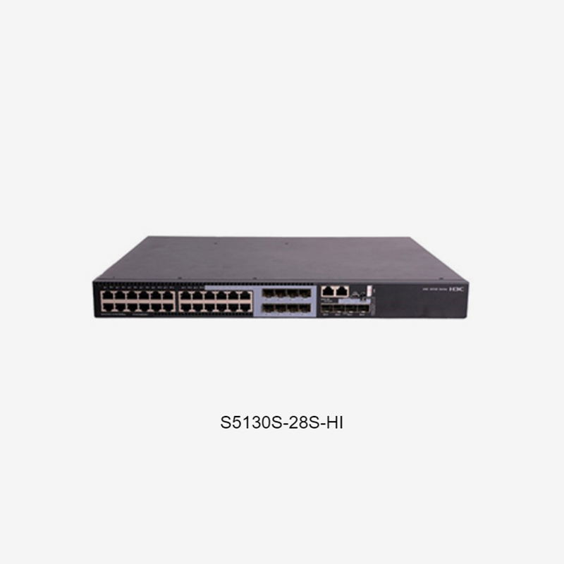 S5130S-28S-HI Ethernet Switch with MTBF Year 174.61 and Forwarding capacity 96Mpps