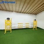 Versatile Horse Show Facilities With Custom-Made Rails Horse Wood Bars Stands