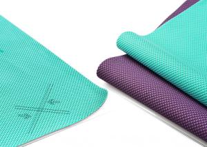 Quality Non Toxic Tpe Travel Yoga Mat , Lightweight 2mm Yoga Mat Eco Friendly wholesale