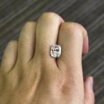 3.01ct VS2 G Lab Grown Diamond Cushion Cut For Jewelry Making