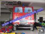 Giant Funny Firetruck Inflatable Bouncy Castle Jumper House