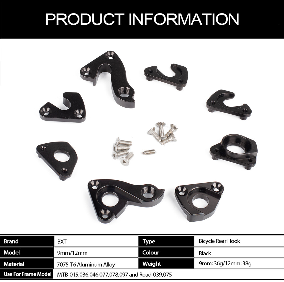 Thru Axle Rear Derailleur Hanger Bracket For BXT Carbon Fiber Road Bike Frame