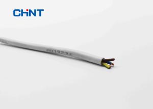 Quality White Sheath PVC Insulated Wire , 3 Core PVC Flexible Cable RVV 0.5mm - 0.75mm wholesale