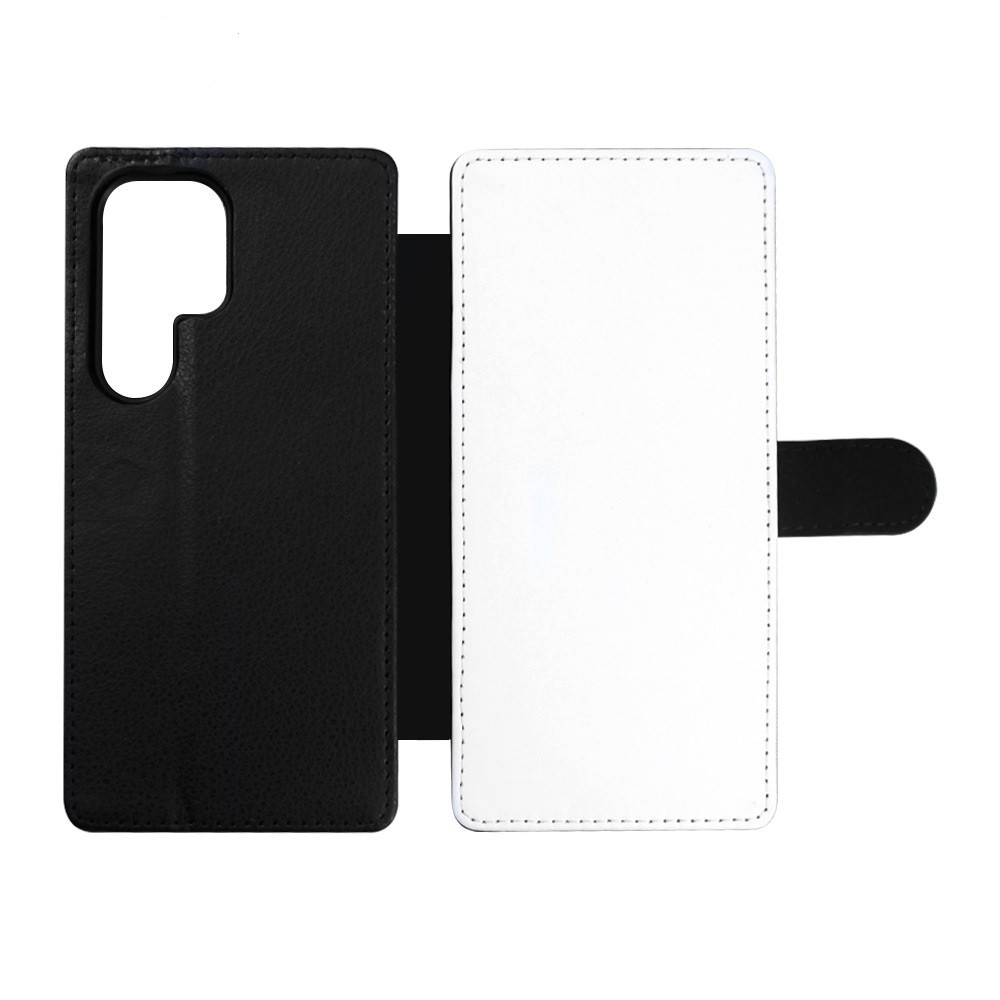 Customized Sublimation Blank PU Leather Flip Sublimation Phone Wallet Cases For SamSung Galaxy S23 24 Ultra Plus