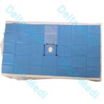 Surgical Fenestration Eye Sheet Drape With Integrated Fluid Collection Bag