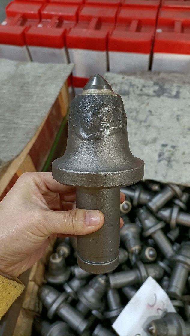 Round Shank Bit Tungsten Carbide Drilling Tools For Coal Mining Flight Auger