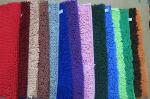 Chenille floor mat polyester material pile height 12mm