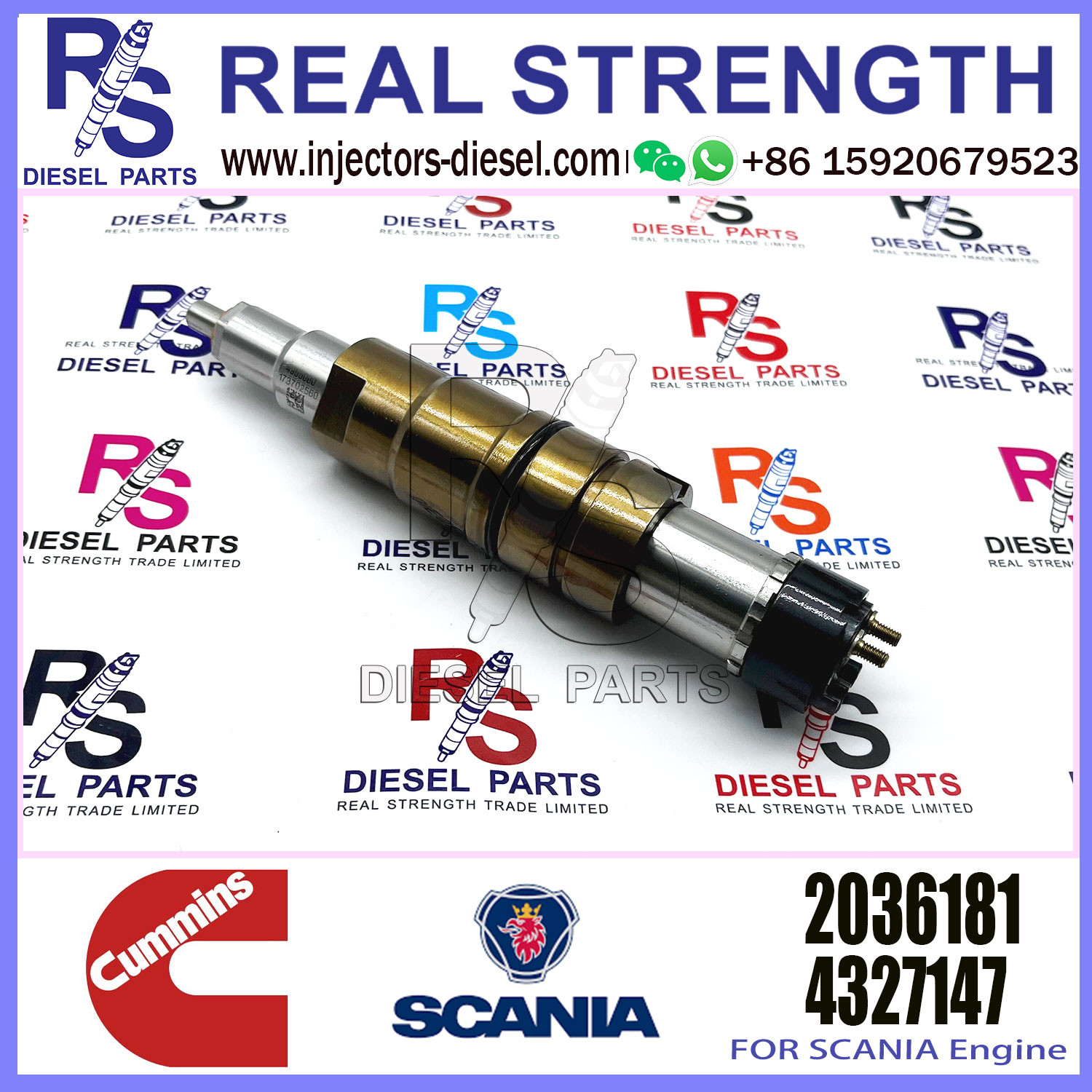 Diesel Engine RDC13A DC16A Fuel Injector 232307 574423 2057401 2086663 2488244 482244 2031386