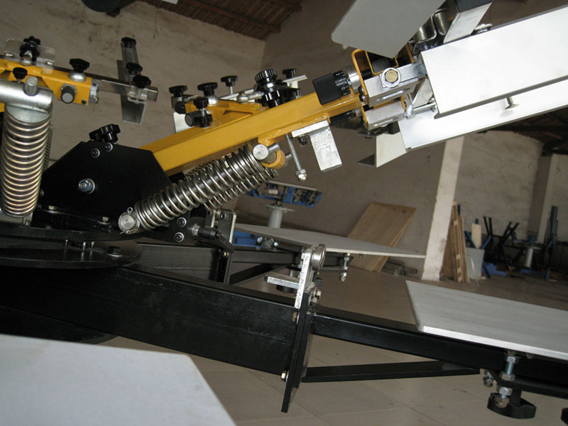 Manual rotary screen printing machine
