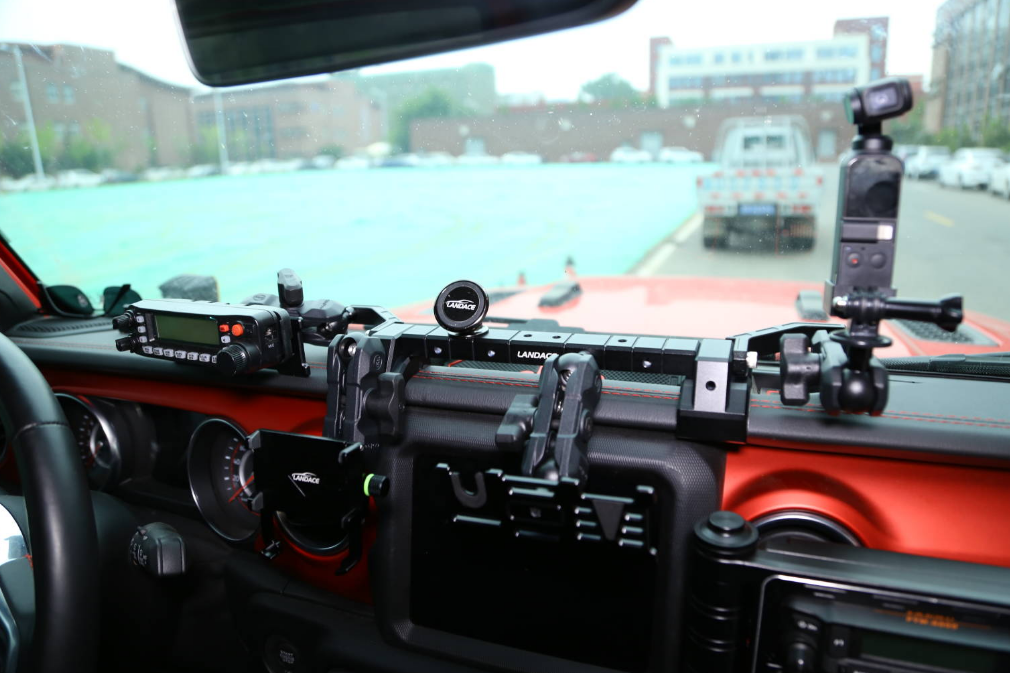 Surface Hard Anodizing Dashboard Phone Holder Mount Set B for Jeep Wrangler Accessory