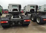 Howo Tractor Trailer Truck LHD 10 Wheels HW 79 High Roof Cab Two Berths 102 km /