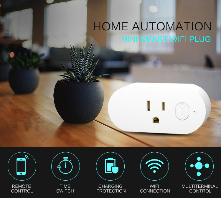 Intelligent Wireless Plug Socket Overcurrent Protection Support WiFi Network