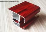 Thermal Break Wood Grain Aluminium Casement Window Profile For Apartment Project