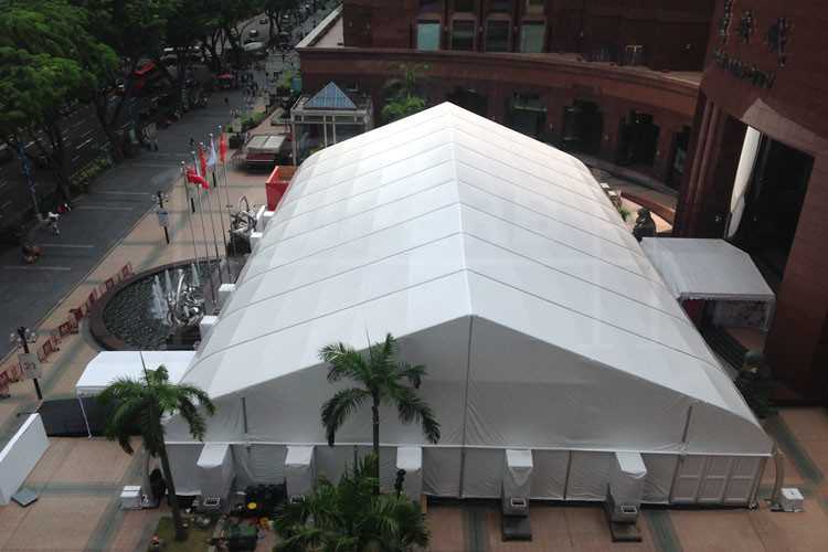 Waterproof PVC Aluminium Frame Tents 20mx30m For Storage Warehouse