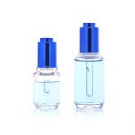 PET Custom Cosmetic Bottles Vintage Round Parfum Atomizer Spray