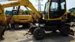 Used hyundai r60w-7 wheel excavator for sale