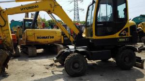 Quality Used hyundai r60w-7 wheel excavator for sale wholesale