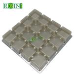 16 Cavity Disposable Biscuit Tray Packaging Plastic PP Gold Lightweight