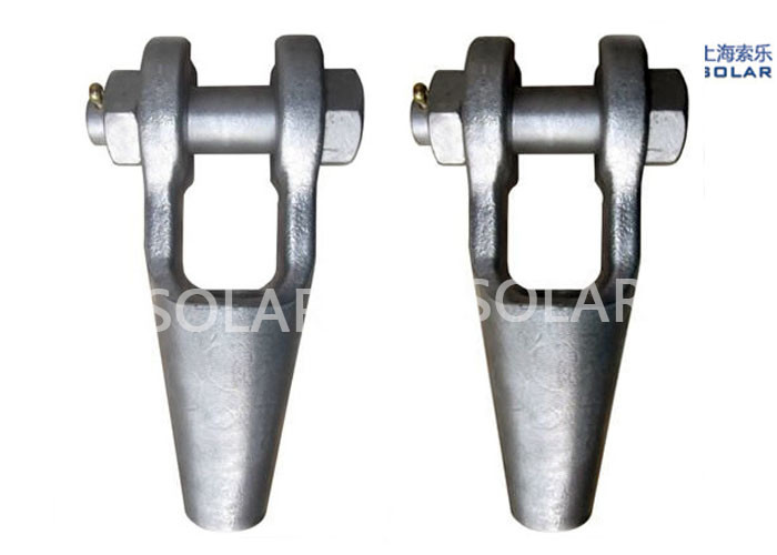 Open Rigging Hardware Rope Swaging Sleeve Ferrule Utility Wire Rope End Wedge Socket/open Socket for Crane Spare Parts