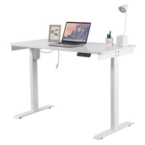 Quality Single Motor Electric Height Adjustable Computer Desk 33.73lbs 120x60cm wholesale