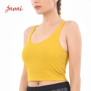 Quality Ribbed Yoga Casual Sports Bra Fitness Workout Sports Bra wholesale