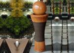 Thin Strip Club Scene Wood Rattan Effect Water Fountain