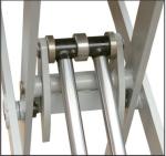 Industrial Vehicle Scissor Lift Height 1000mm Easy Installation Table Width