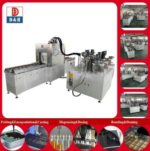 Quality Automatic Electronics Parts Production Vacuum Chamber Glue Potting Machine wholesale