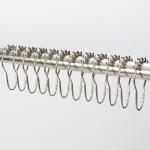 12 Sets Shower Curtain Rings Stainless Steel Rustproof Metal Hooks for Bathroom