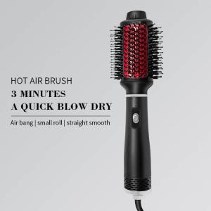 Quality 1000W 3 In1 Hair Dryer Brush , Hot Air Brush Ionic Hair Dryer Volumizer wholesale