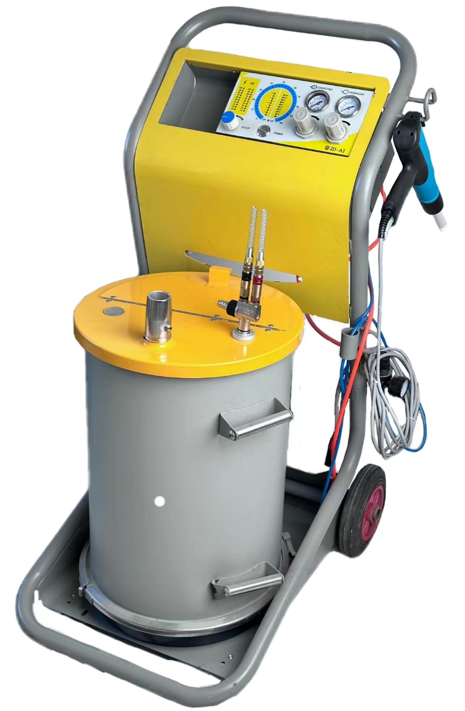 Steel Substrate Metal Coating Machinery Powder Coating Gun with Electrostatic Sprayer