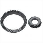 28 Tooth 90 Degree Spiral Bevel Gear Load Heavy Pinion Crown Gear For Aviation