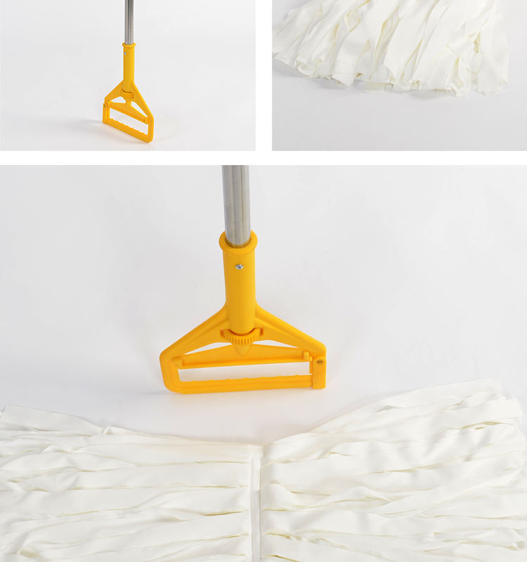 PP Mop Head Floor Cleaning Industrial Microfiber Strip Cleanroom Mop