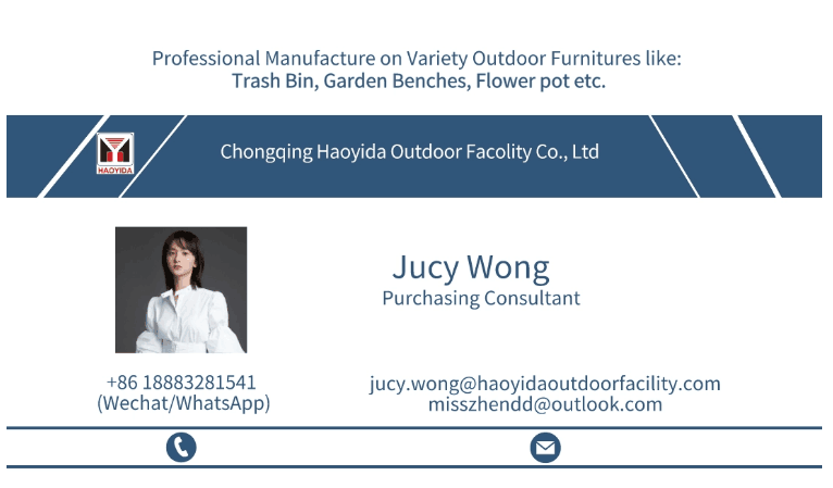 Street Furnitures Dia 300mm 35L Disposable Trash Can