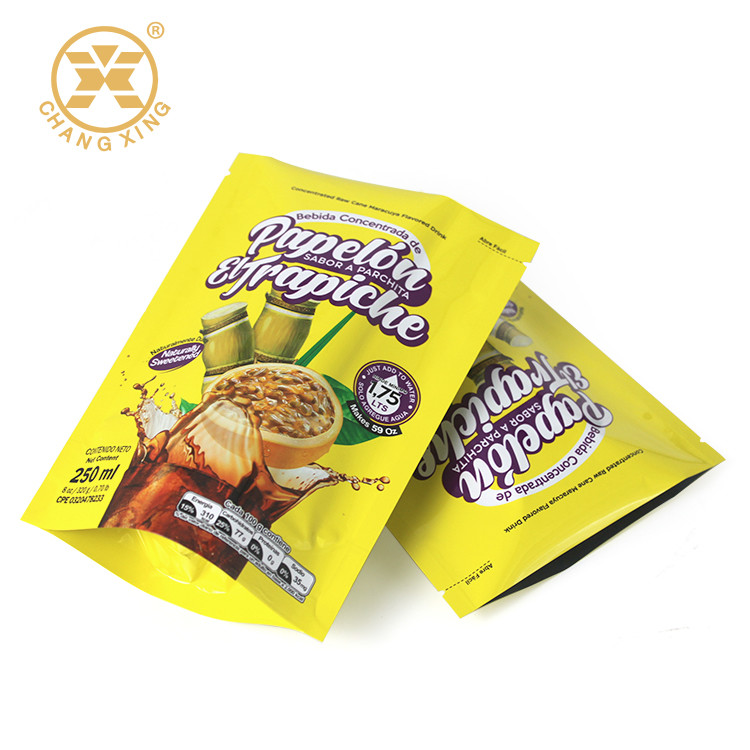 Food Packaging Supplies Bags Resealable Frozen Fruit Doypack Packaging Bag