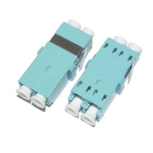 Quality Aqua Housing Simplex OM3 SC Fiber Optic Adapter for Multimode Fiber wholesale