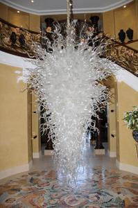 Quality Pottery barn blown glass chandelier for Living room Bedroom Kitchen (WH-BG-15) wholesale
