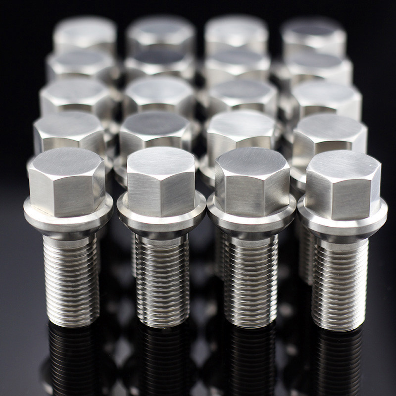 Wheel Lug Bolt Custom Titanium Part GR5 Grade 10.9 For VW AUDI MERCEDES PORSCHE