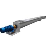 Industrial Shaftless Sludge Screw Conveyor Feeding Machine SS304 U Groove