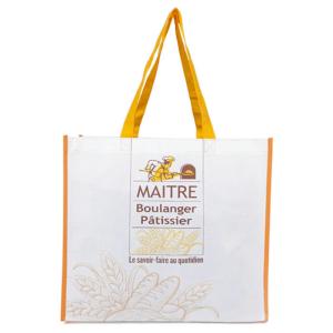 Quality White Woven Polypropylene Tote Bags For Packaging And Outdoor Carry Use wholesale