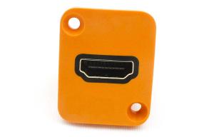 China 90 Degree 40V 0.5A RJ45 Panel Mount Connector Female To Female on sale