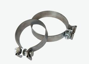 Quality Muffler 5 Iso Stainless Steel Exhaust Clamps Heavy Duty Pipe Clamps wholesale