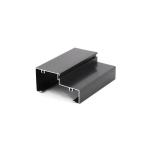 Black Frame Extrusion Casement 6063 T5 Aluminum Window Profiles